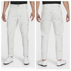 New Nike Golf Men's Dri-Fit UV Chino Printed Pants DH1288-025 Photon Dust 32x32